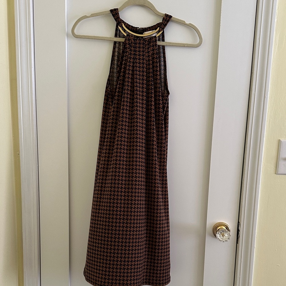 MICHAEL Michael Kors Black and Brown Dress